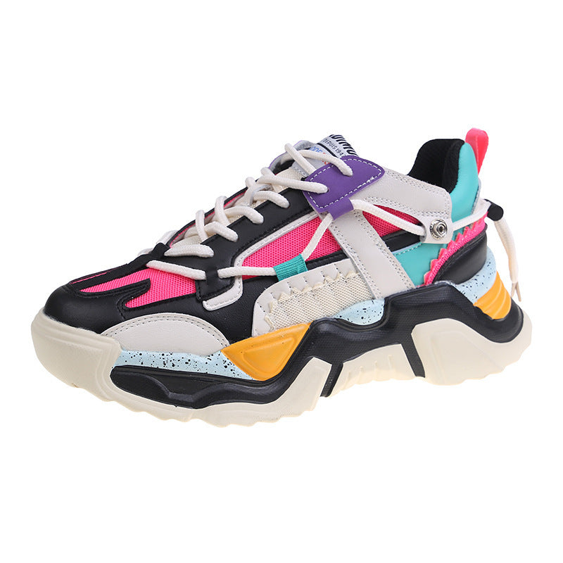 Celonox Multicolor Layered Chunky Sneakers